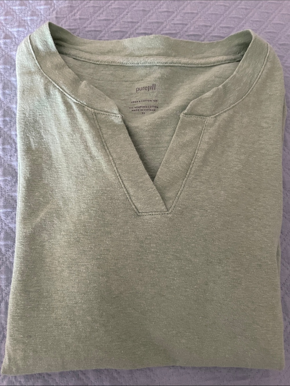 Purejill short sleeve top. Size XS